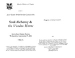 Marshall University Music Department Presents the Jazz Guest Artist Series Concert #1, Soul Alchemy & the Voodoo Horns