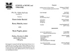 Marshall University Music Department Presents a Phi Mu Alpha Sinfonia, Province 25, Presents a, Guest Artist Recital, Rusty Shields, tenor by Rusty Shields