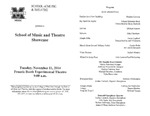 Marshall University Music Department Presents a School of Music and Theatre Showcase