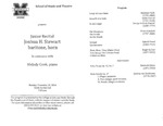 Marshall University Music Department Presents a Junior Recital, Joshua H. Stewart, baritone, horn by Joshua H. Stewart