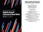 Marshall University Music Department Presents an Eighth Annual Festival of New Music