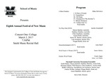 Marshall University Music Department Presents the Eighth Annual Festival of New Music