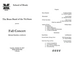 Marshall University Music Department Presents The Brass Band of the Tri-State, Fall Concert, Michael Stroeher, conductor by Michael Stroeher