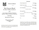 Marshall University Music Department Presents The Concert Band, Dr. Ben F. Miller, Conductor by Ben Miller