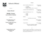 Marshall University Music Department Presents a Senior Recital, Shelby Varner, tenor and alto trombone by Shelby Varner