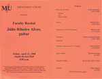 Marshall University Music Department presents a Faculty Recital, Júlio Ribeiro Alves, guitar by Júlio Ribeiro Alves