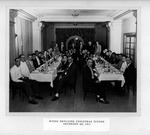 Myers Transfer & Storage employee Christmas dinner, 1955