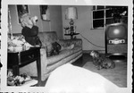 Sara Mae Myers and Rustia, Huntington, W.Va.. ca. 1954