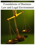 Foundations of Business Law and Legal Environment