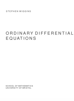 "Ordinary Differential Equations"