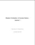 Western Civilization: A Concise History Volume 1