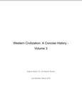Western Civilization: A Concise History Volume 3