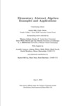 Elementary Abstract Algebra: Examples and Applications