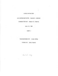 Oral History Interview: Harold E. Jackson by Harold E. Jackson