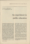 An experiment in public education by Thelma V. Owen and M. G. Stemmermann