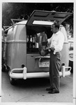 MU professor of Botany, Howard L. Mills, and his VW bus