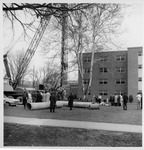 Construction of Buskirk Hall, Marshall Univ campus, ca.1966