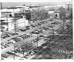 Third Avenue Marshall parking lot, prior to building of Engineering Complex