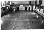 Inside ball court of Women's Gymnasium (Original Phys. Ed. Bldg), ca. 1980
