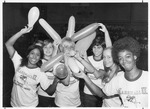 Marshall cheerleaders for Young Thundering Herd, 1971