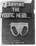 Display in support of Young Thundering Herd football team, 1971