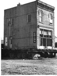 Moving the old Huntington Bank Building to Heritage Station, ca. 1970's