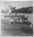 Two steamboats at the Ashland Coal Works by Marshall University