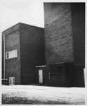 Photo of completed West Junior High School, Huntington, ca. 1950