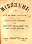 Missouri! A Voice From the South by Harry Macarthy