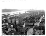 from top of C&O Bldg., looking ENE 4th Ave. and 11th St. by U.S. Army Corps of Engineers, Huntington Division