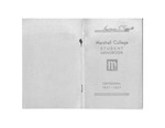 The Handbook of Marshall College, 1936-1937 by Marshall University