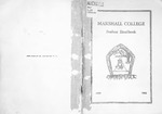 The Handbook of Marshall College, 1959-1960