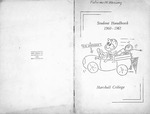 The Handbook of Marshall College, 1960-1961