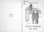 The Student Handbook of Marshall University, 1964-1965