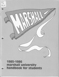 The Student Handbook of Marshall University, 1985-1986