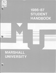 The Student Handbook of Marshall University, 1986-1987 by Marshall University
