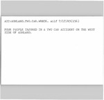 WSAZ Index Cards - Year (1983) [Film] by WSAZ Television Station