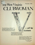 The GFWC West Virginia Clubwoman, November, 1968 by GFWC West Virginia