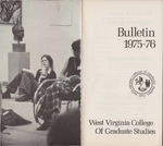 West Virginia College of Graduate Studies Bulletin, 1975-1976 by WVCOGS