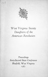 Proceedings of the Sixty-Second Annual State Conference for the Daughters of the American Revolution in West Virginia, October 26-28, 1967