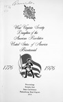 Proceedings of the Seventy-First Annual State Conference for the Daughters of the American Revolution in West Virginia, October 28-30, 1976