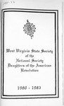 State Conference Proceedings of the West Virginia Society of the Daughters of the American Revolution 1980-1983