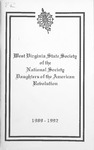 State Conference Proceedings of the West Virginia Society of the Daughters of the American Revolution 1989-1992