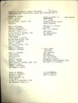 Guest List for General Yeager's Retirement