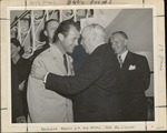 Receiving French A.F. Air Medal 1949