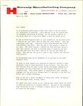 Correspondence With Hornady Manufacturing Company 1970