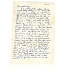 1944 Letter to Glennis from Hospital