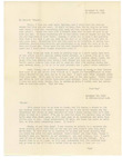 November 9th & 10th, 1943 Letter from Glennis Yeager to Chuck Yeager by Glennis Yeager