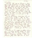 May 23rd (Year Not Listed) Letter from Chuck to Glennis by Chuck Yeager