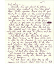 Undated Letter from Chuck to Glennis (Don Yeager's Military Assignment)